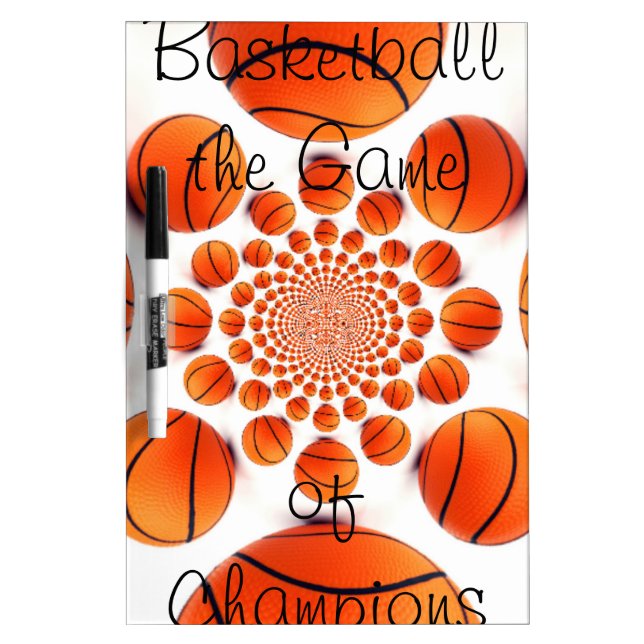 Champion Court Vision:  Basketball Game of Champs Dry Erase Board (Front)
