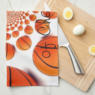 Champion Court Vision: Basketball Game of Champs Kitchen Towel