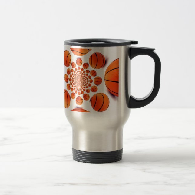 Champion Court Vision:  Basketball Game of Champs Travel Mug (Right)