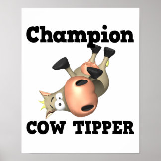 Champion Cow Tipper Poster