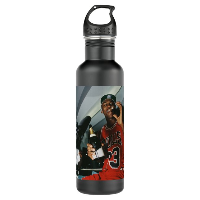 Champion de Jordanie Stainless Steel Water Bottle (Front)