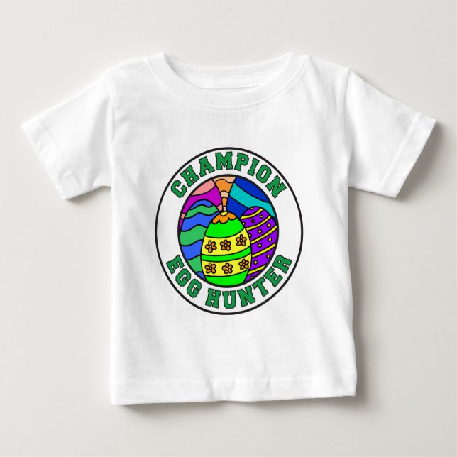 Champion Egg Hunter Baby T-Shirt (Front)