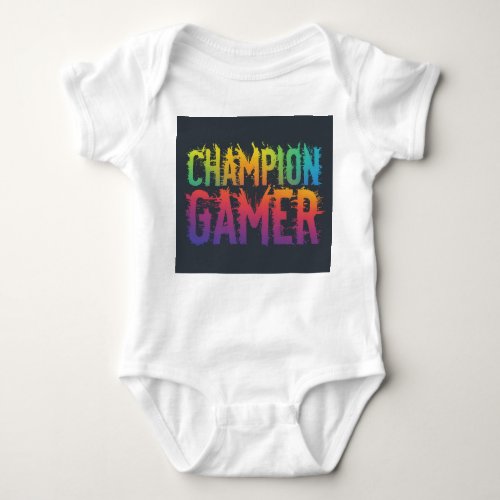Champion Gamer  Baby Bodysuit