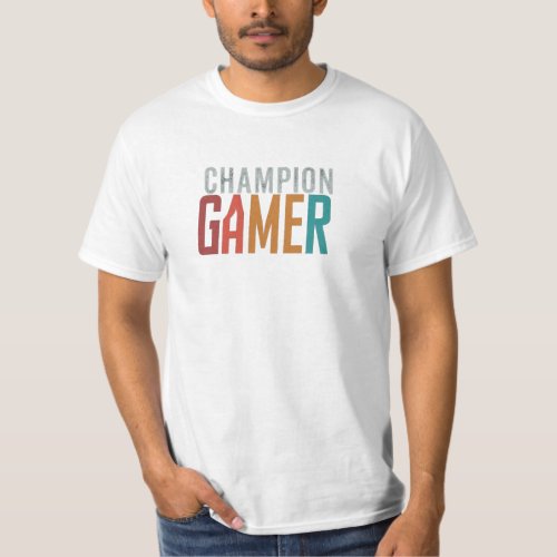 CHAMPION GAMER  T_Shirt