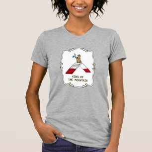 Champion king of the mountain dog agility funny T-Shirt