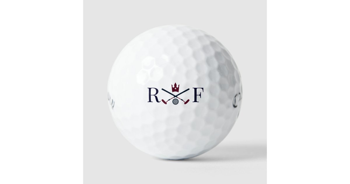 Champion Monogrammed Initials Custom Golf Balls