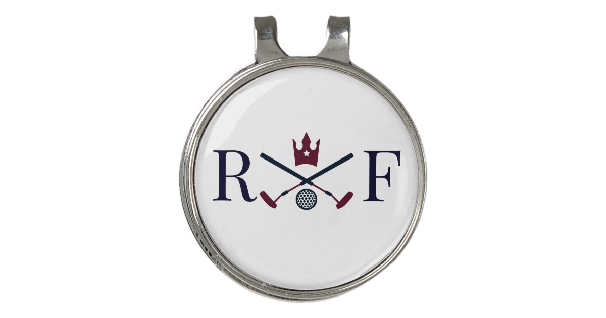 Champion Monogrammed Initials Custom Golf Hat Clip