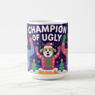 Champion of Ugly Christmas Sweater  Coffee Mug
