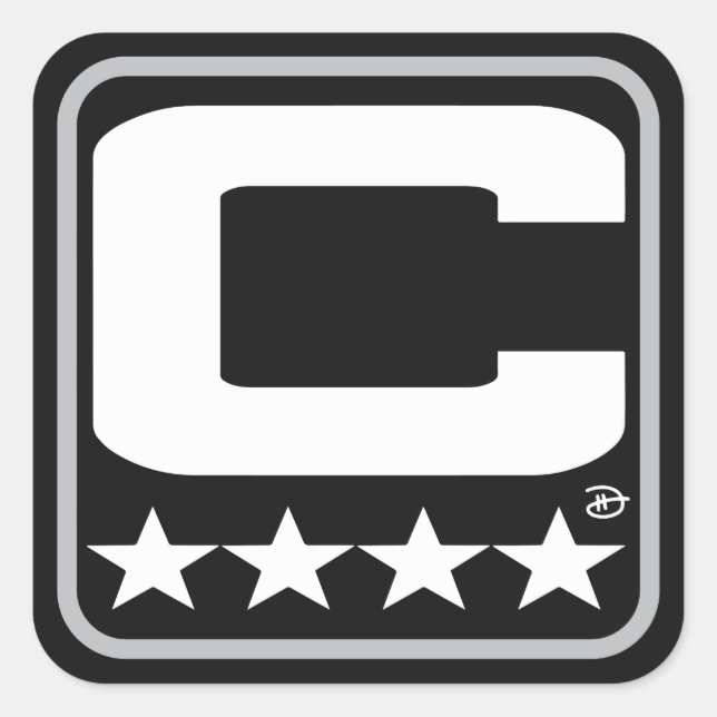 Champion Patch - LV Black Sticker (Front)
