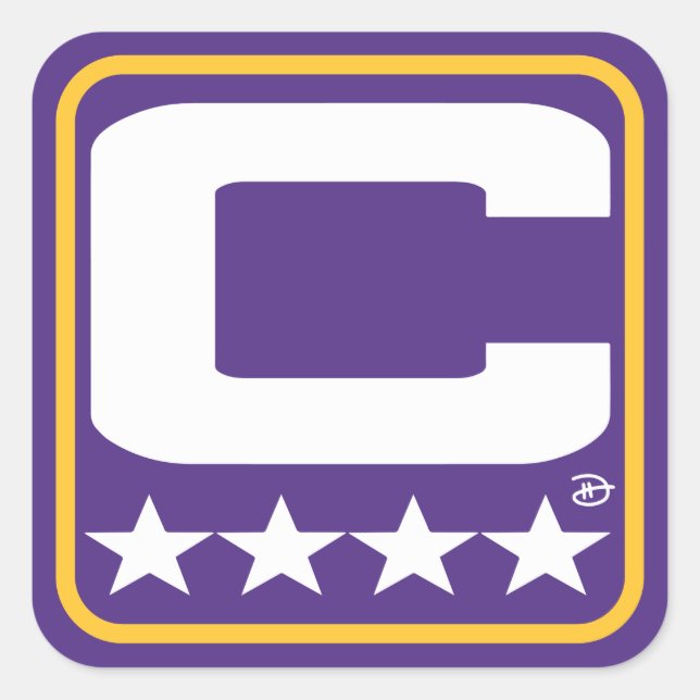 Champion Patch - MIN Purple Sticker (Front)