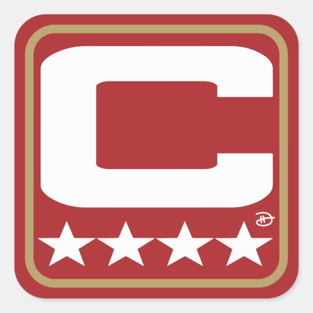 Champion Patch - SF Red Sticker (Front)