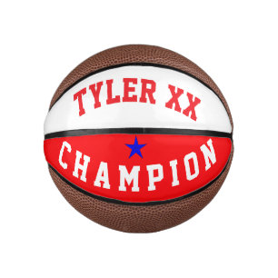 Champion Red and White Mini Basketball