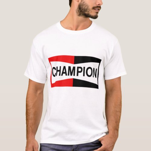 Champion Spark Plug Merchandise      T_Shirt