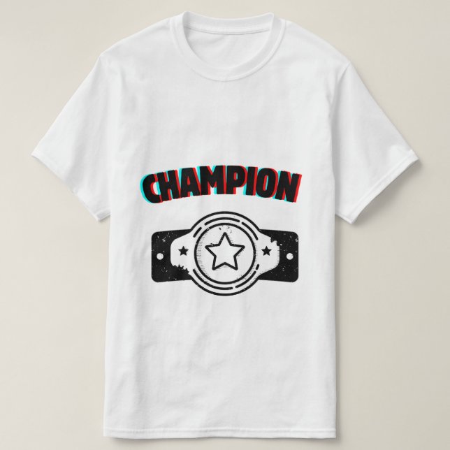 champion sports t-shirt (Design Front)