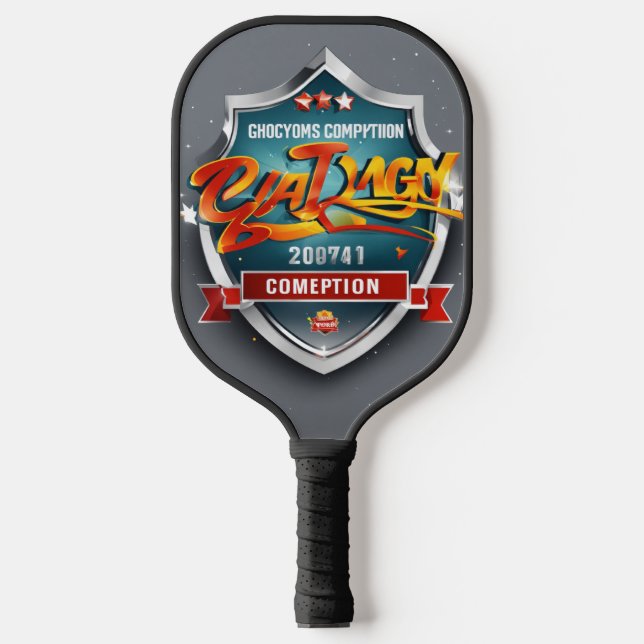 Champion Style Carbon Fiber Pickleball Paddle (Front)