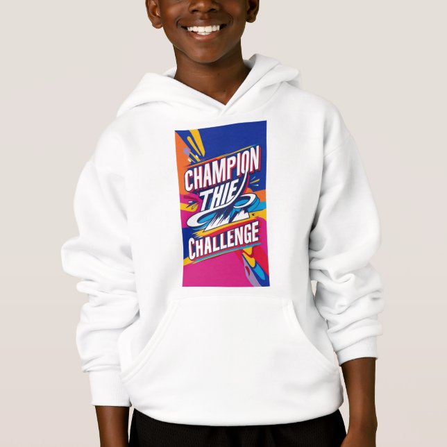CHAMPION THE CHALLENGE HOODIE (Front)