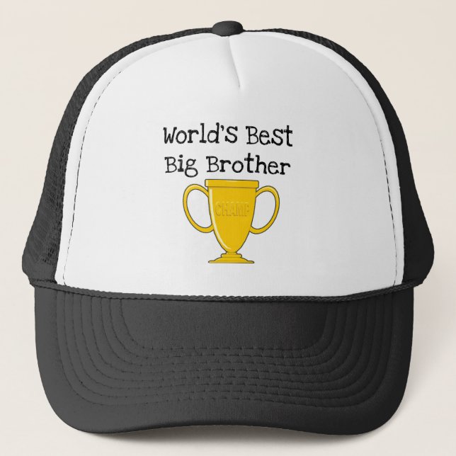 Champion World's Best Big Brother Trucker Hat (Front)