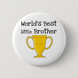 Champion World's Best Little Brother Pinback Button