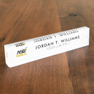 Champions Built Here Desk Name Plate