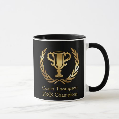 Champions Gold Custom Mug