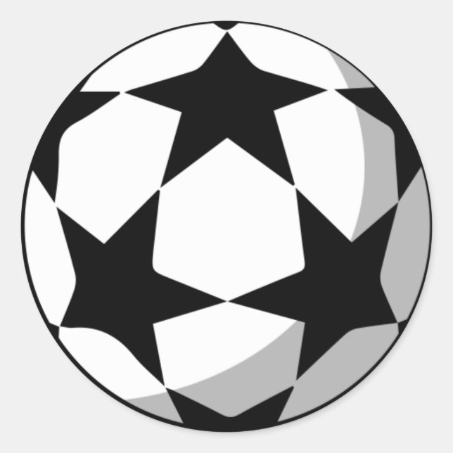 Champions League Ball Stickers (Front)