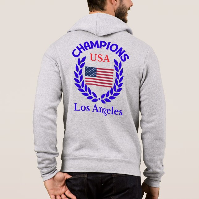Champions Los Angeles USA | True Classic Premium Hoodie (Back)