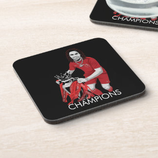 Champions of England Arteta Arsenal Beverage Coaster