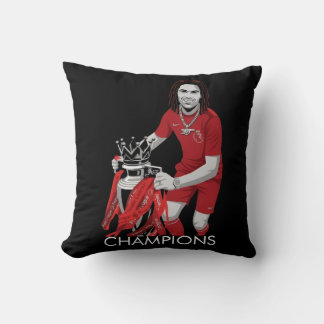 Champions of England Arteta Arsenal Throw Pillow