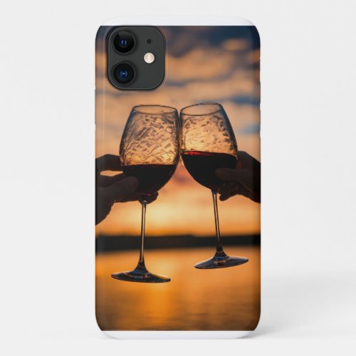 Champions Toast Celebrating Success Together iPhone 11 Case