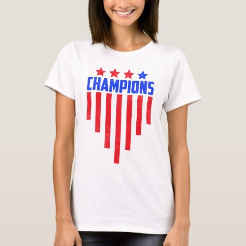 Champions USA Womens World Cup France 2019 T_Shirt