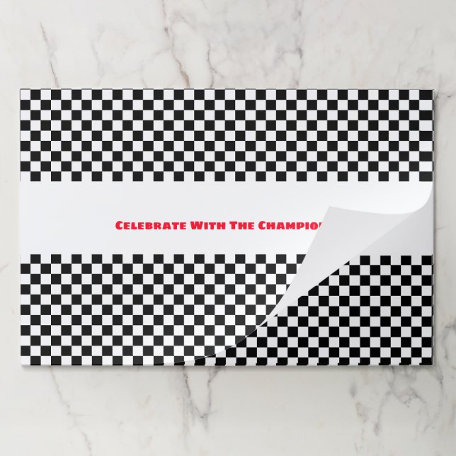 Championship Celebration Paper Placemat (Folded)