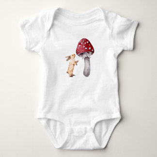 championship rabbit baby bodysuit