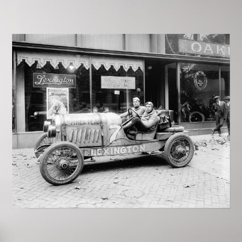 Championship Race Car 1922 Vintage Photo Poster