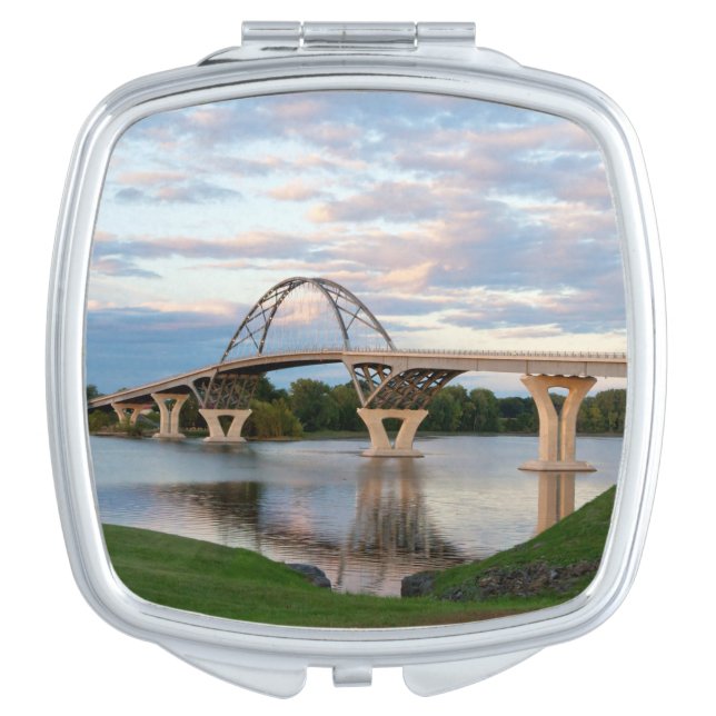 Champlain Bridge Compact Mirror (Front)