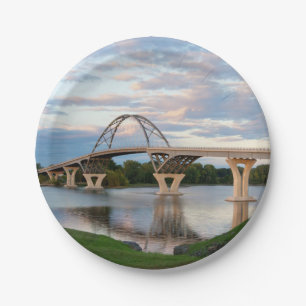 Champlain Bridge Paper Plates