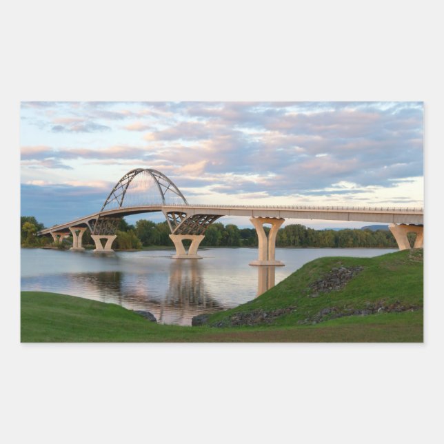 Champlain Bridge Rectangular Sticker (Front)