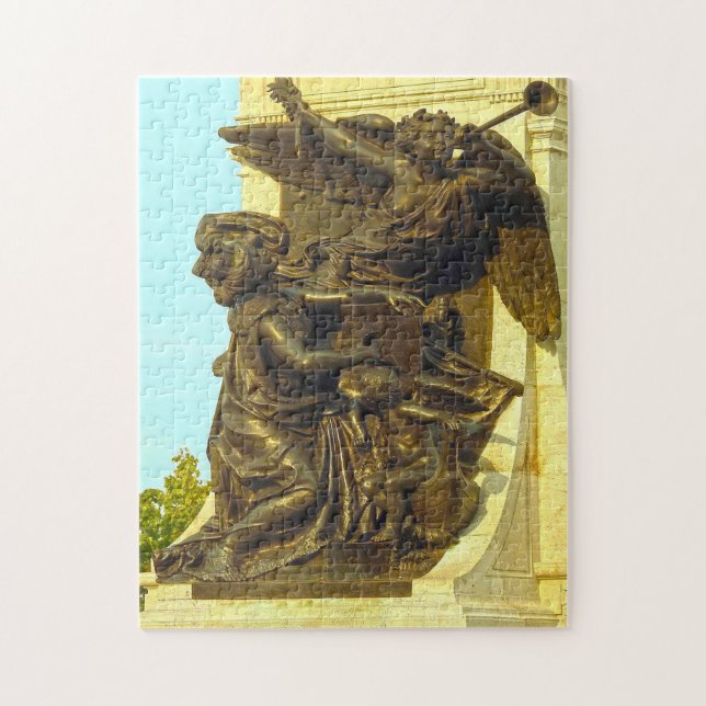 Champlain Monument  Quebec. Jigsaw Puzzle (Vertical)