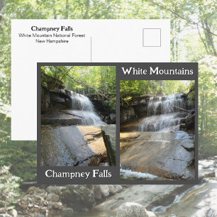 Champney Falls White Mountains Waterfall NH Photos Postcard
