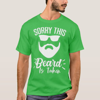 CHAMPRINT Sorry This Beard is Taken Funny Country  T-Shirt