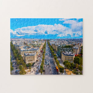 Champs Elysee Paris. Jigsaw Puzzle
