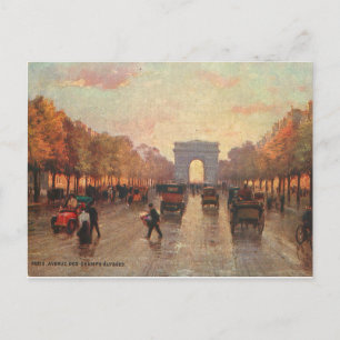 Champs Elysee Postcard