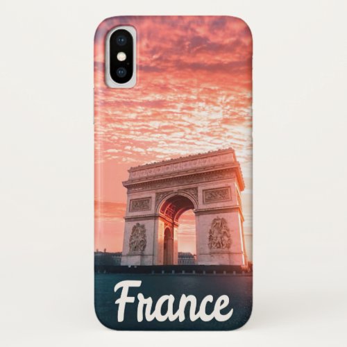 Champs_lyses France Paris iPhone X Case