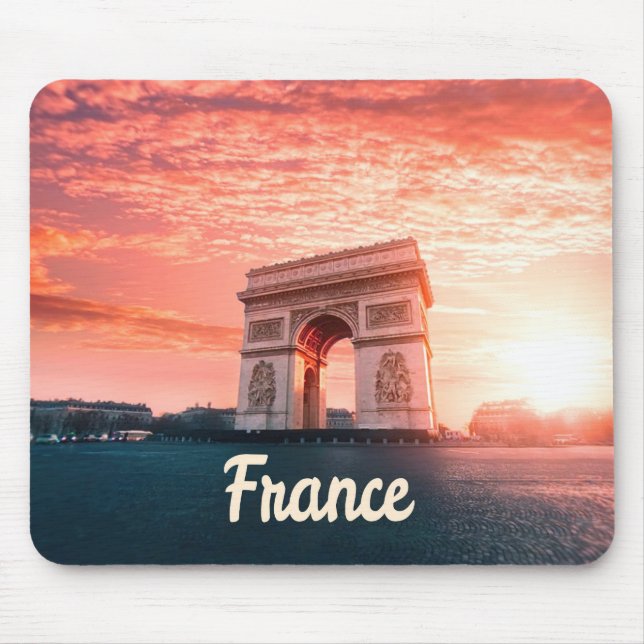 Champs-Élysées France Paris Mouse Pad (Front)