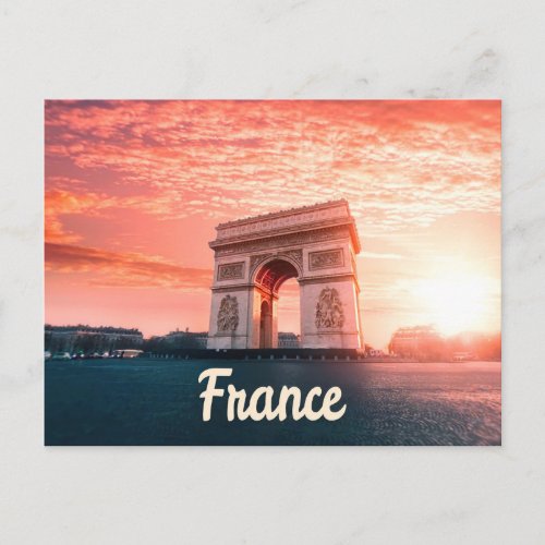 Champs_lyses France Paris Postcard