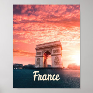 Champs-Élysées France Paris Poster