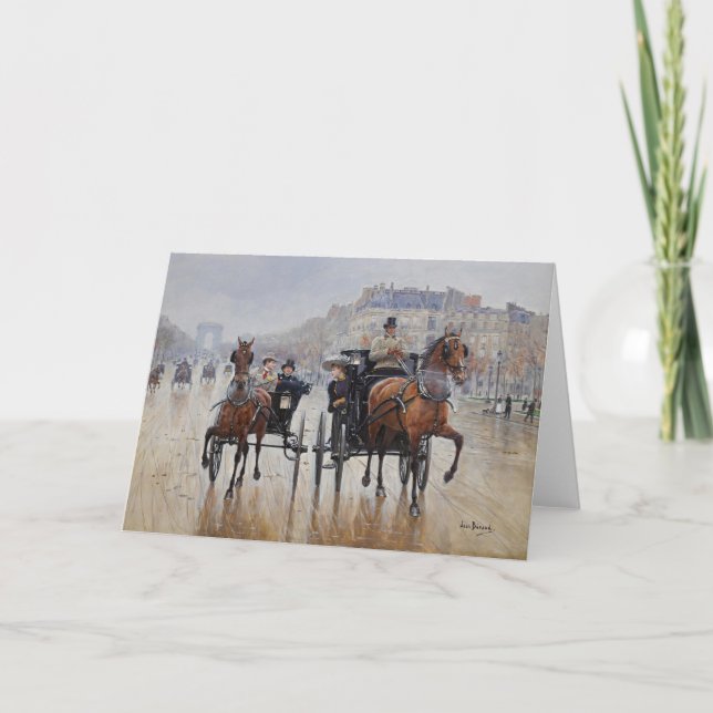 Champs-Élysées | Jean Béraud Card (Front)