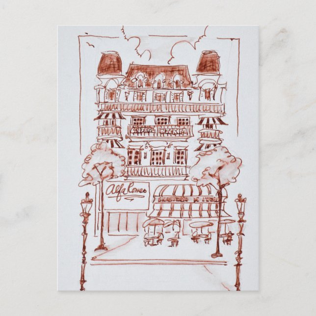 Champs Elysees | Paris, France Postcard (Front)