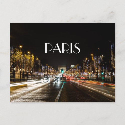 Champs_Elysees Postcard