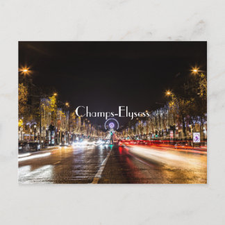 Champs-Elysess Postcard