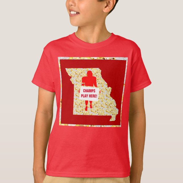 CHAMPS PLAY HERE! T-Shirt (Front)